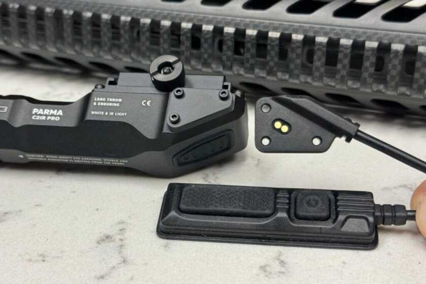 armytek parma c2ir pro pressure switch attachment plate