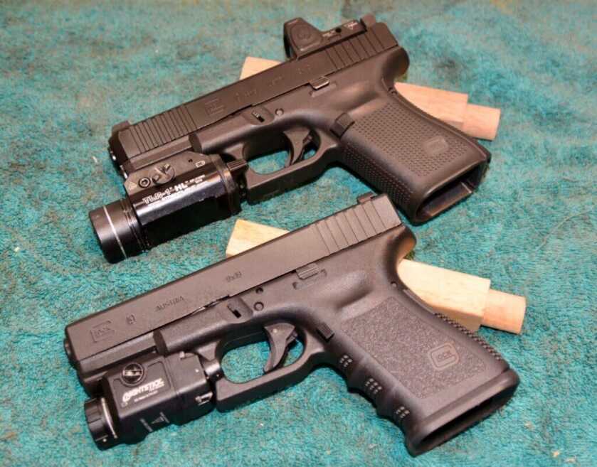 The Glock 19 Gen 5 and Glock 19 Gen 3
