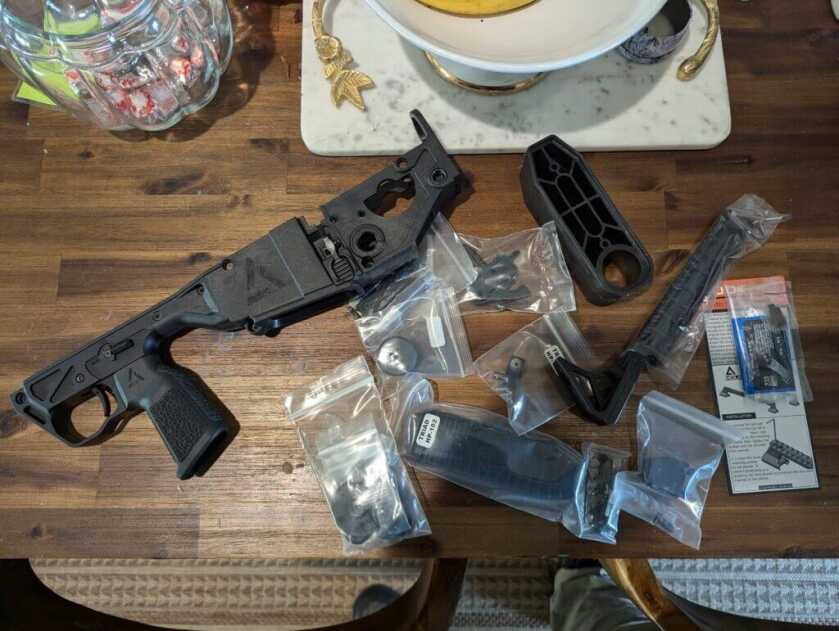 Triad gear on dinner table