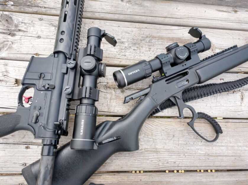 riton optics on long guns