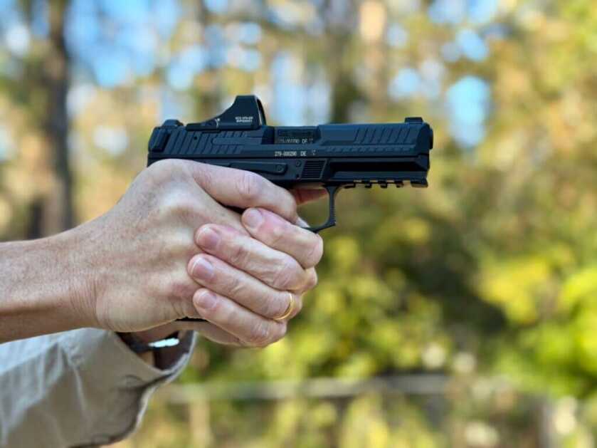 Range shot firing the VP9 A1 K