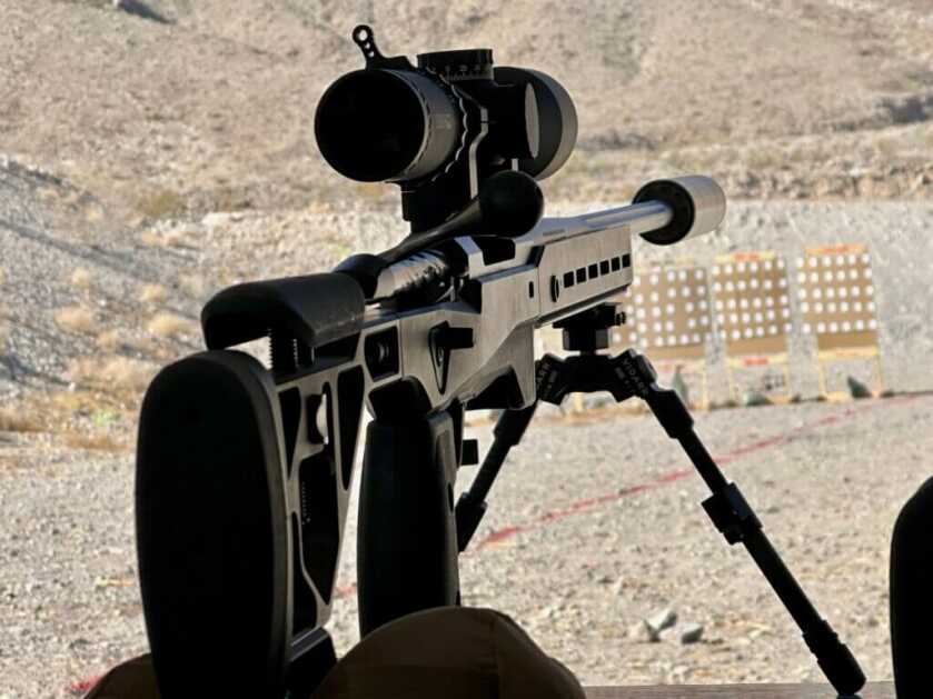 Tikka Ace Game at the gun range.