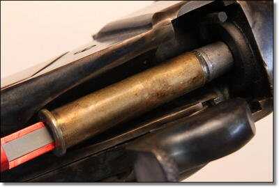 When you remove the cartridge, even if it has stuck to the rifling, the measurement is repeatable because you can lock the measuring stem down