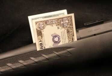 The American has a free float barrel to improve accuracy and remove unwanted barrel harmonics.