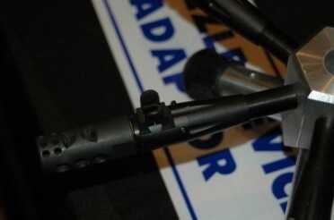 The system being sold by MSP uses an integral dovetail that uses an M-14 style front sight.