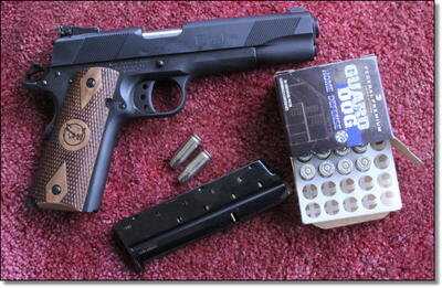 American Tactical Imports ATI 1911 .22 Rimfire with Fake Silencer- New Gun Review