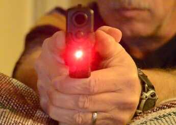 The view of the laser dot on the target is far preferable to the target's view.