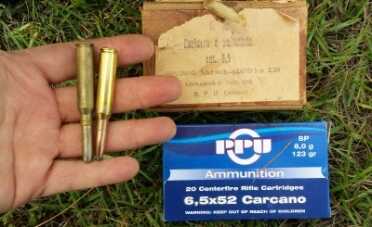 Lee Harvey Oswald's Carcano Rifle - Shooting It Today Oswald's rounds were similar to these Italian military rounds from WWII. The bullet is 160gr. and made for the rifling of the Carcano, which is gain twist in some models but may or may not be in the the 38. In gain twist, toward the breech the rifling starts out around 1:30 and gets tighter as the bullet exits to about 1:12. The test rifle does not appear to have gain twist, but I can't say I've ever seen what it looks like down a bore. Our modern 123gr. Prvi Partisan ammo is made more for a standard rifle twist.
