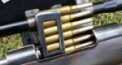 Lee Harvey Oswald's Carcano Rifle - Shooting It Today The six round en-bloc clip slides down into the action and clicks into place.