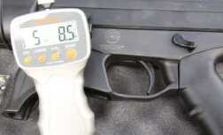 The trigger pull is fairly light but is a bit scratchy, with no real positive release point.