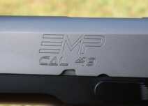 The .40 S&W is always snappy in smaller handguns, and it is also in the EMP. There is no pain to the recoil due to the weight of the gun.
