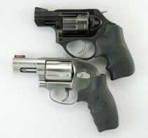Ruger’s External Hammer LCR, the LCRx – New Gun Review – SHOT Show 2014 Preview The LCRx is slightly smaller than this .357 magnum J-frame. It’s about the same size as the S&W 15 oz. Airweight in .38 +P. The difference in trigger guards is obvious in this photo.