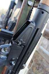 The magazine well is easy to access, though not as fast as AR users are accustomed to.  