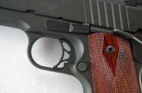 The trigger has a set screw to adjust trigger overtravel.