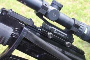 AK-47 Hog Blaster - The Ultimate Counter Insurgency Weapon The front pin acts as a hinge for the whole rail, which pivots up off the dust cover, allowing full access to the inside of the receiver.