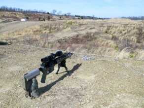 Burris C4Plus Riflescope—New Scope Review Burris C4Plus At 600 Yards – The 600 yard line at Peacemaker’s Patriot Range was no problem for the Burris C4Plus using Hornady 75grain Match ammunition. The combination of Wind MOA reticle and accurate adjustments meant that hits on the steel target were aplenty.