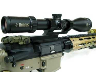 Burris C4Plus Riflescope—New Scope Review Burris C4Plus Windage Turret Exposed – In this picture you can see the exposed windage adjustment knob on the side that is normally covered up by a screw on cap. There is a similar knob underneath the pictured ¼ MOA elevation knob that can also be used for zeroing if the BDC knob is on the scope.