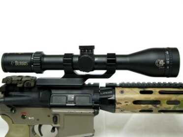 Burris C4Plus Riflescope—New Scope Review Burris C4Plus Right Profile – The 4.5-14X50 Burris C4Plus isn’t a large scope at just 13” long and weighing only 18 oz, it’s perfect for an AR platform or lightweight bolt action rifle. Possibly my one and only gripe is that when I received the scope the numbers on the power adjustment ring and adjustable objective were hard to read in anything but good light. To remedy that I took a white paint pen and filled in the numbers.