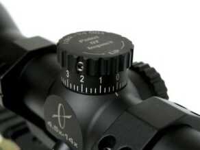 Burris C4Plus Riflescope—New Scope Review Burris C4Plus Elevation Turret Detail – The C4Plus scopes come with the shown ¼ MOA knob that can be used in lieu of the BDC knob or for zeroing just as you would any other scope. This knob, and the BDC knobs, actually slip down over a smaller turret and fasten to it with setscrews.