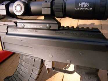 The Texas Weapon Systems’ rail proved to be a solid scope mount for getting the most from this surprisingly accurate gun.