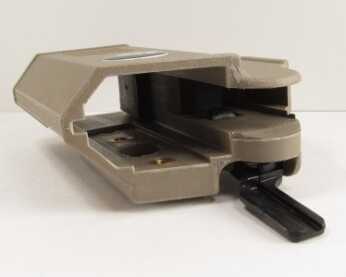 The Secure2 holster body is molded from glass-filled nylon and features recessed hardware and an ample sight channel.