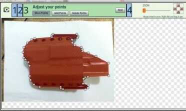 The photo tracer on the MyCaseBuilder allows you to take a photo of an object and transfer it easily to their pallet. The program will graph points, and you input a couple of basic measurements like length and depth. 