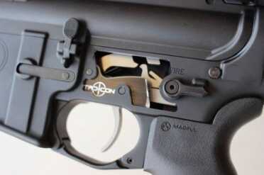 Tac-con has a working lower that has been cut so you can see the trigger working. It is featured on the video. 