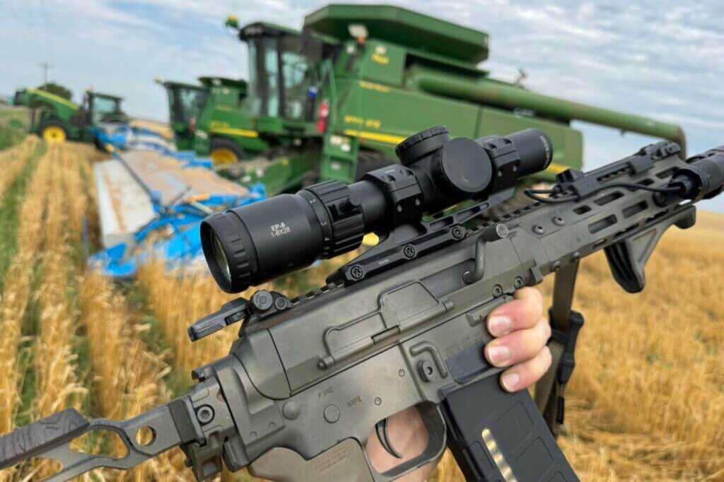 Keeping the EP-8 with me during harvest while mounted on a Brownells BRN-180s&nbsp;