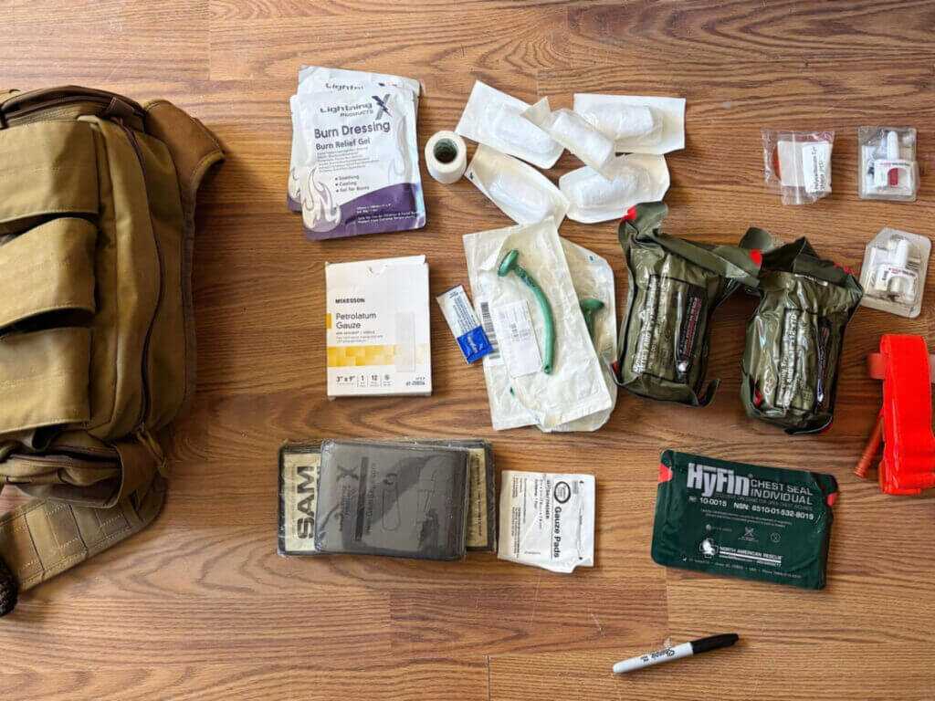trauma kit contents