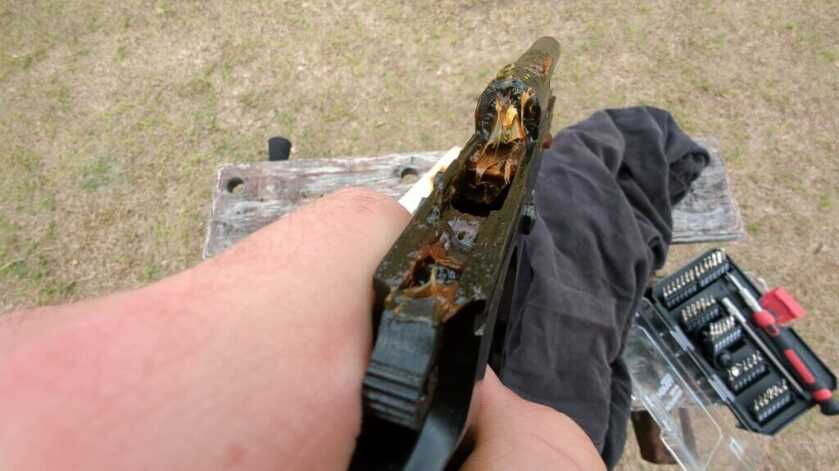 cosmoline soaked gun