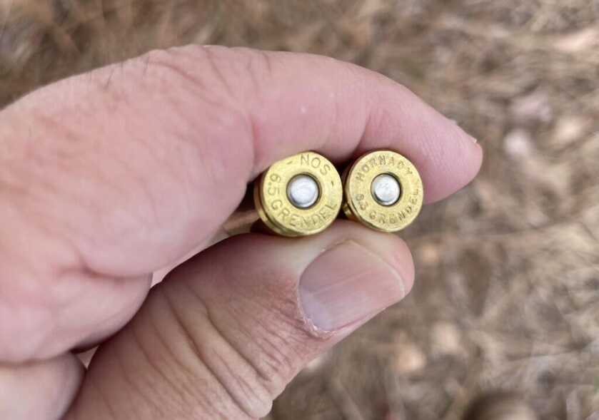 Hornady and Nosler 6.5 Grendel headstamps for hunting pigs and deer