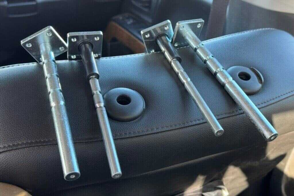 Leather car seat