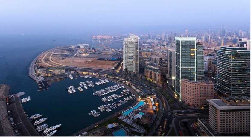 Beirut skyline in Lebanon, context for the 1986 Hezbollah kidnapping and KGB response