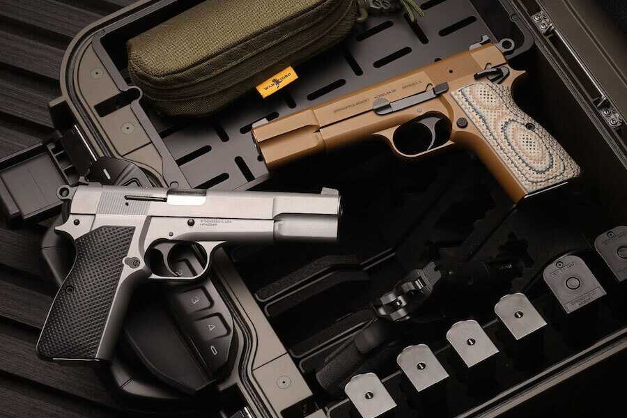 Two SA--35 pistols.