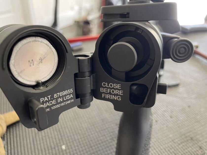 Law Tactical Folding Stock Adapter installed