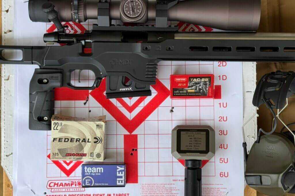rifle by target