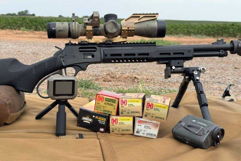 Rifle with ammo