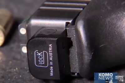 An illegal Glock "switch."