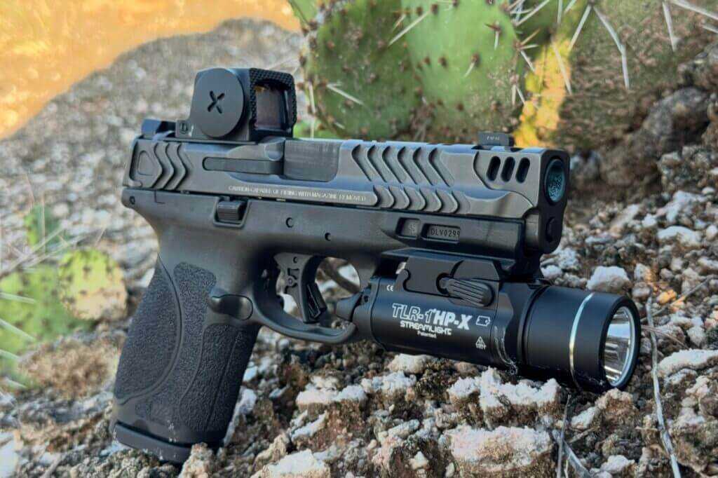 Vortex Defender-ST Enclosed red dot on slide-mounted carry pistol with solar multi-reticle system