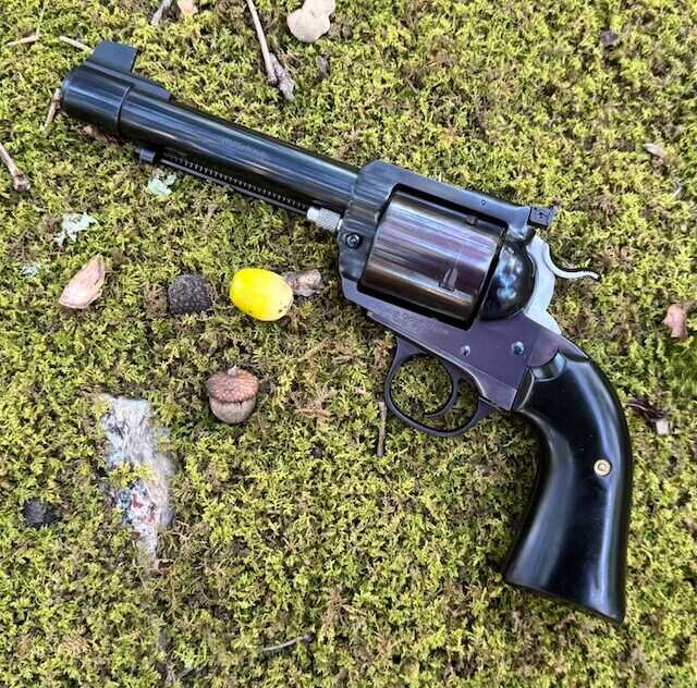 Linebaugh 500L revolver used during the Maine black bear handgun hunt