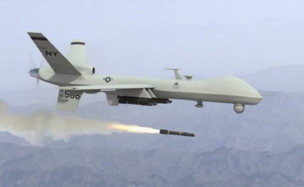 MQ-9 Reaper drone imagery tied to presidential targeted killing capability
