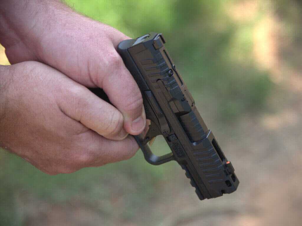 9mm handgun