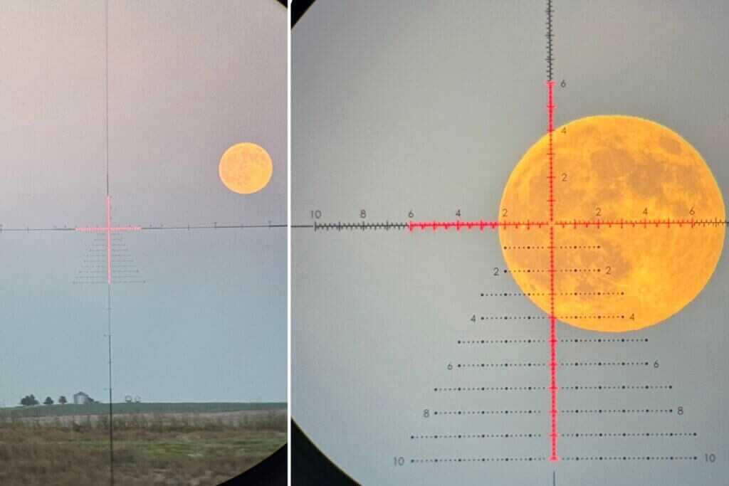 EBR-7D MRAD reticle view inside the Vortex Razor HD Gen III 4-24x44 FFP