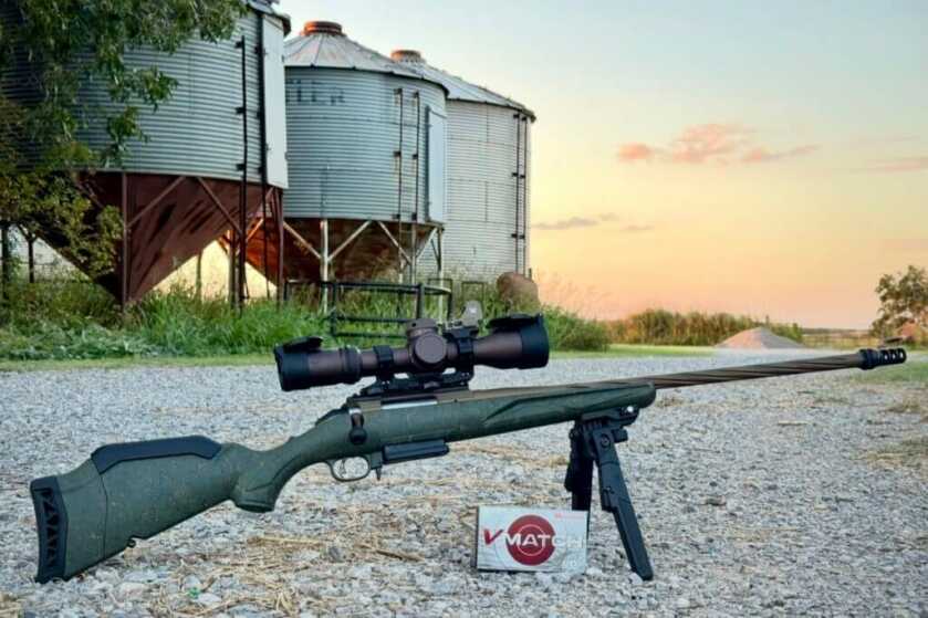 Vortex Razor 4-24x44 mounted on a Ruger Gen II Predator rifle during range testing