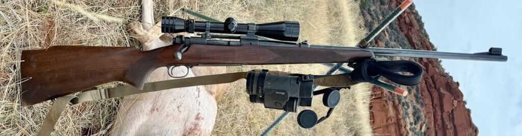 1952 pre-64 Winchester Model 70 in 270win ready for antelope hunting