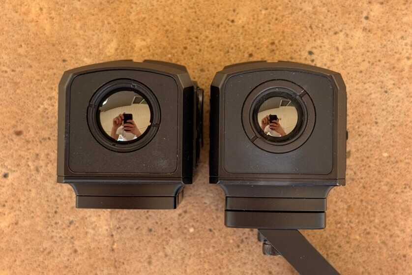 Side-by-side comparison of Infitac FML19 and FMP13 units on table