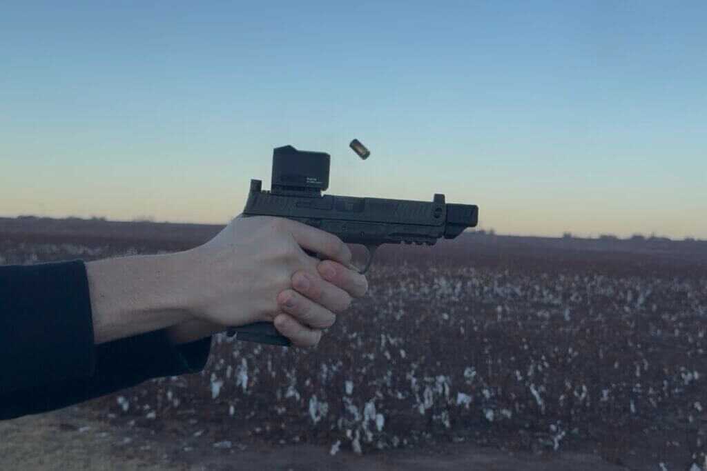 S&W M&P M2.0 running an Infitac FML19 during live fire testing