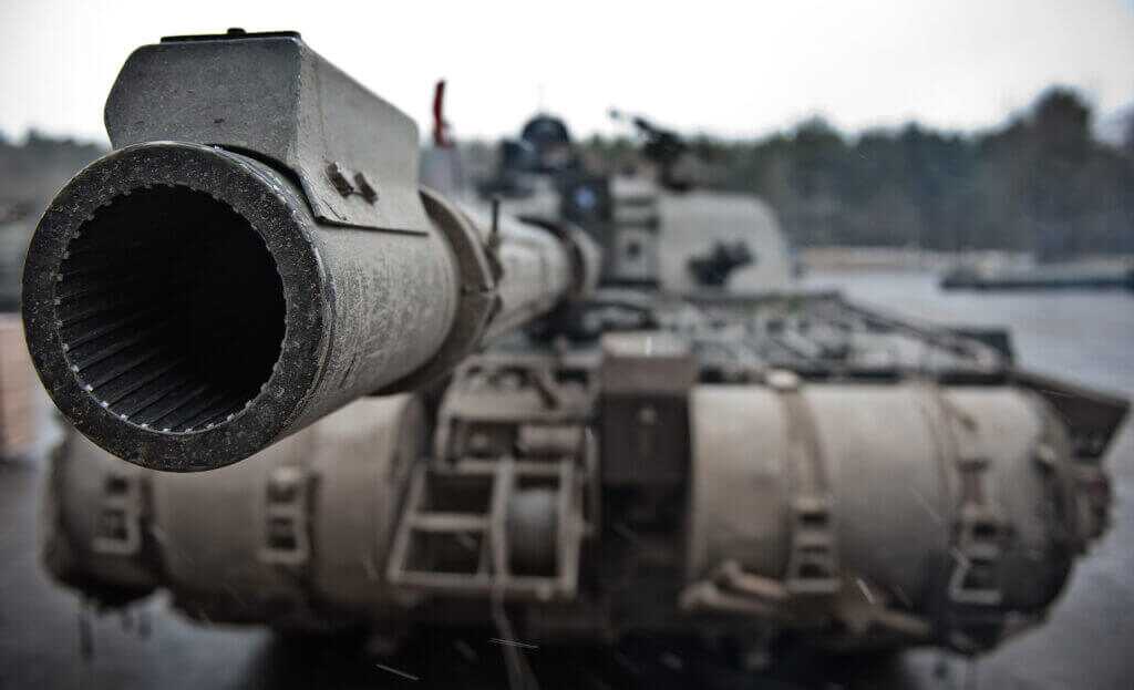 British Challenger 2 main battle tank dominating urban battlefield with heavy armor and 120mm gun