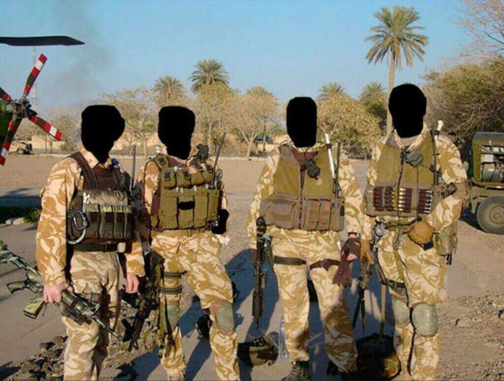 British SAS and military response during Operation Hathor in Basra Iraq MOD image