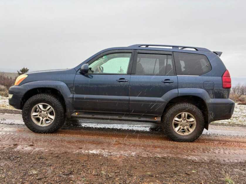 Lexus GX470 after Bilstein 8112 Zone Control CR shocks handled a rough off-road trail